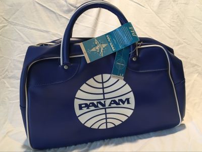 Retro Pan Am blue/white bag