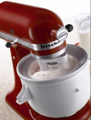 KitchenAid Standard Mixer Ice Cream Attachment