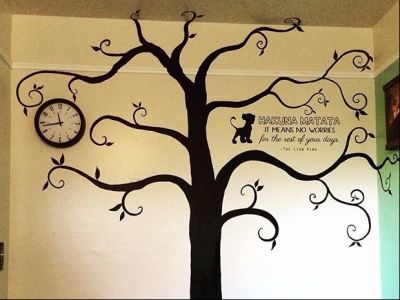 Custom Painted Tree Mural