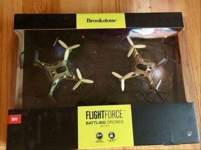 Brookstone Flight Force Battling Drones, set of 2