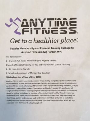 Couples Membership and Personal Training Package at Anytime Fitness