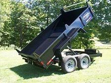 5 yard trailer for a load to the dump or pickup of local landscape materials.