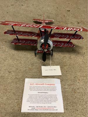 Fokker DR-1 Model Airplane