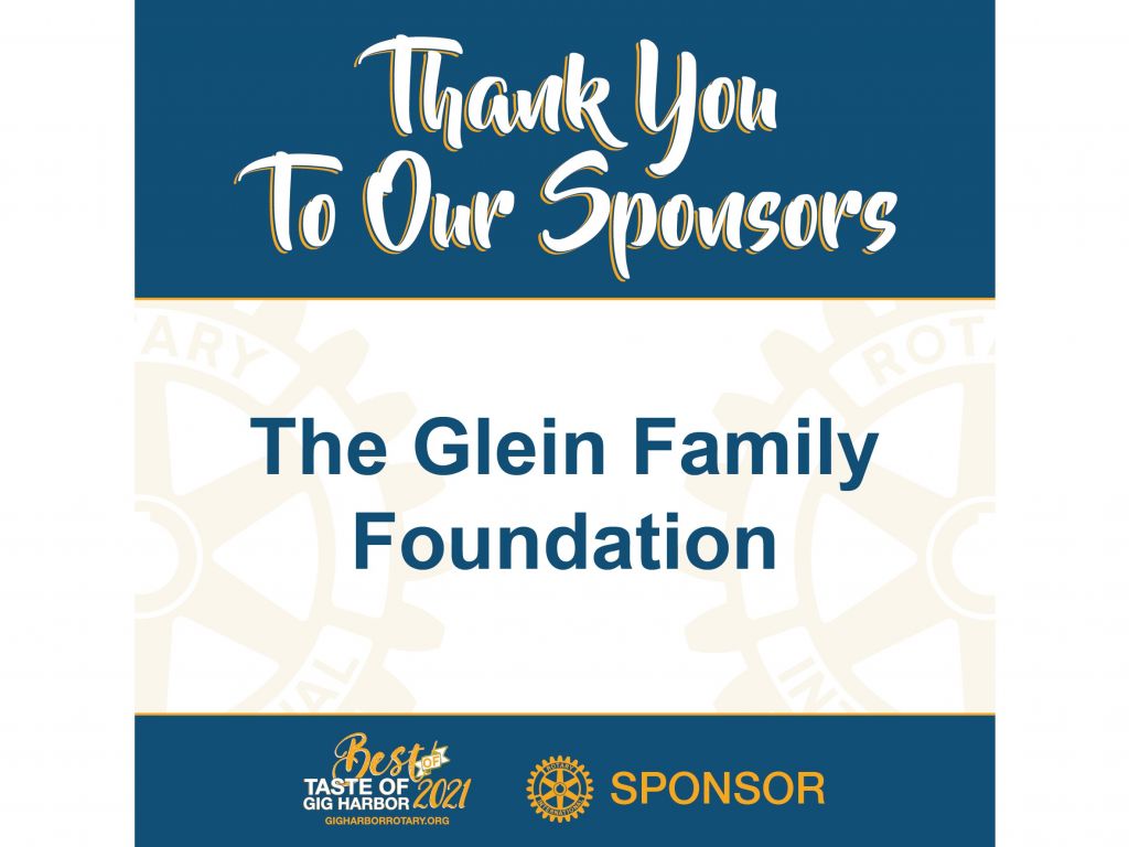 Sponsor - Glein Family Foundation