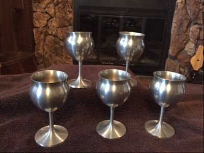 Pewter Wine Glasses