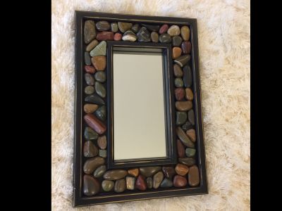 Handmade Rock Mirror