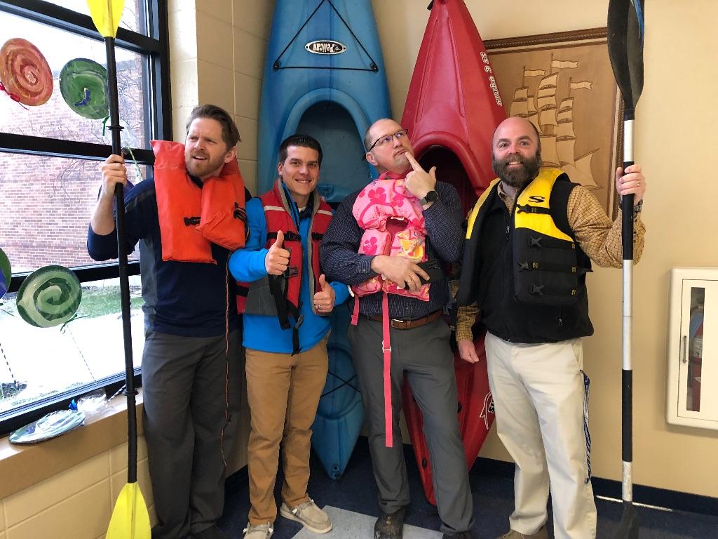 Kayak Adventure for 4 with Mr. Charbonneau, Mr. Christenson, Mr. Toerpe, Mr. Schoenauer
