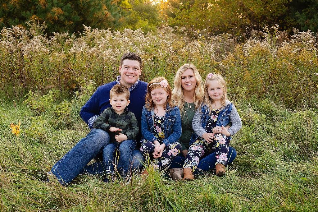 Family Photo Session During Golden Hour at Christopher Farm & Gardens