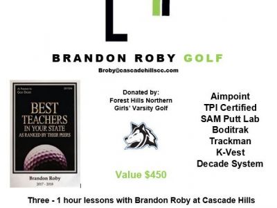 Brandon Roby Golf Lesson Package