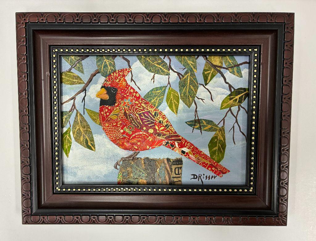 Framed Red Cardinal