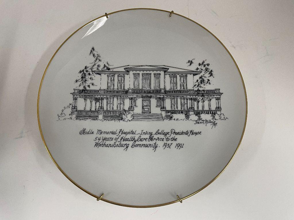 Commemorative Seidle Memorial Hospital Plate