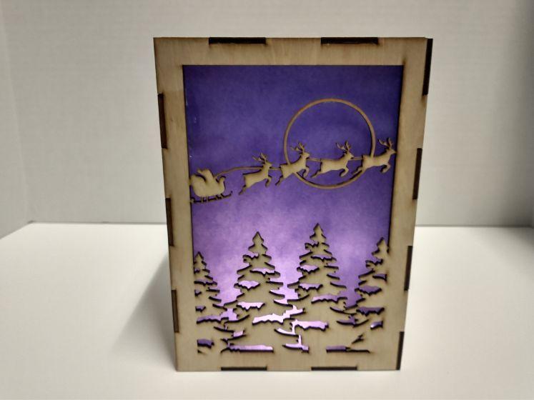 Tealight Candle Holder - Christmas Design