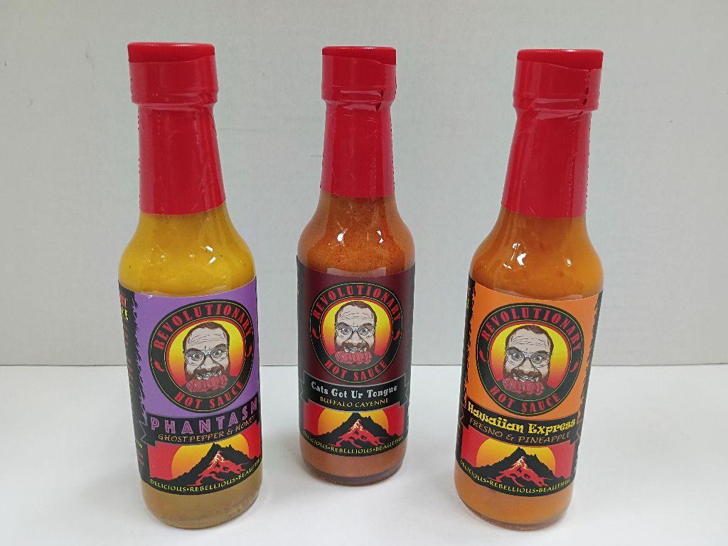 Revolutionary Hot Sauce Trio