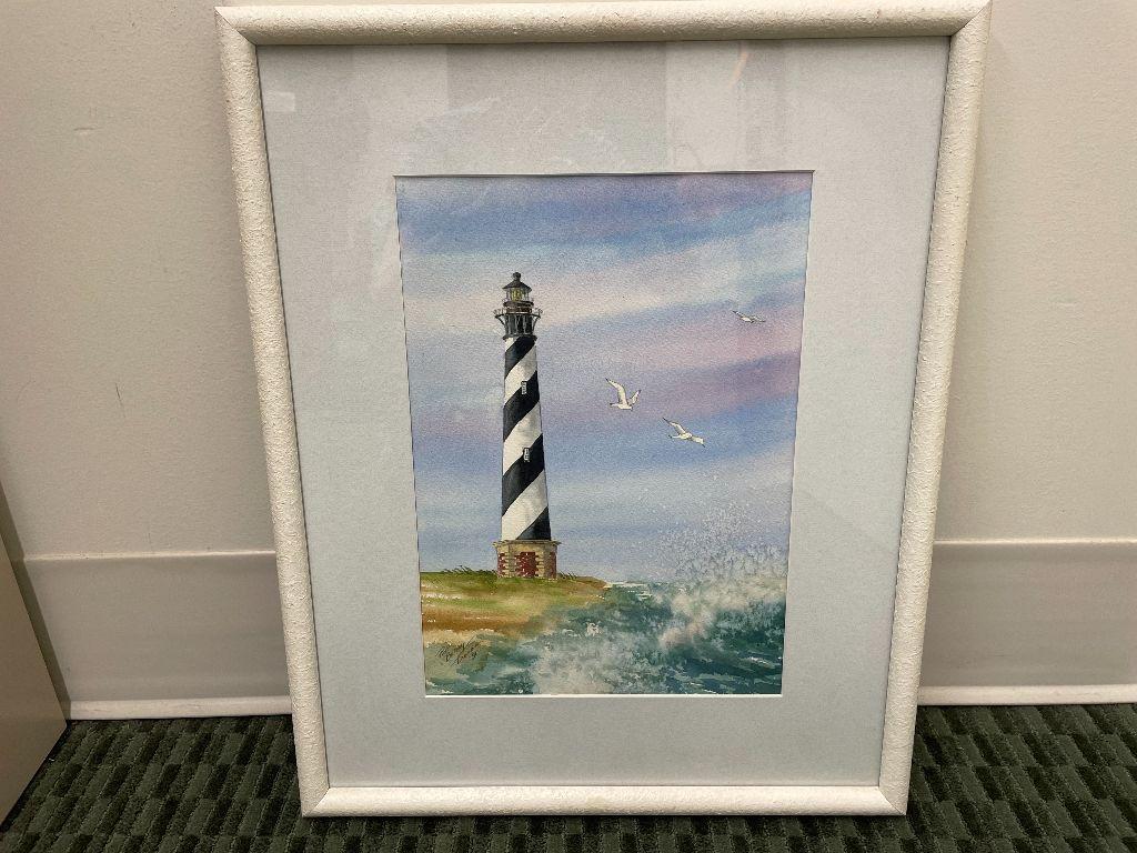 Cape Hatteras Lighthouse Watercolor