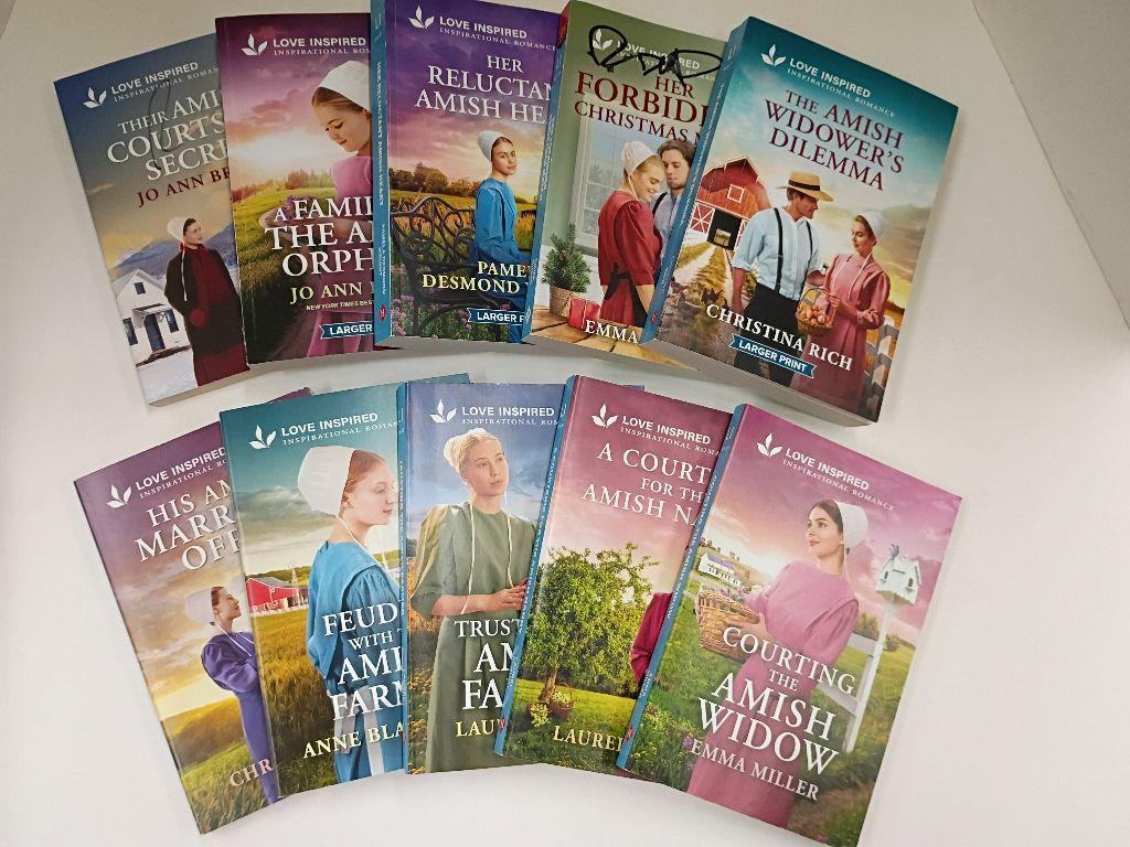 Set of 10 Amish Romance Paperbacks