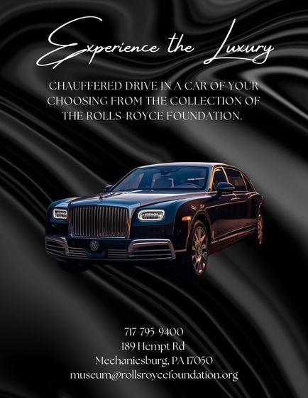Rolls Royce Foundation Chauffeured Drive