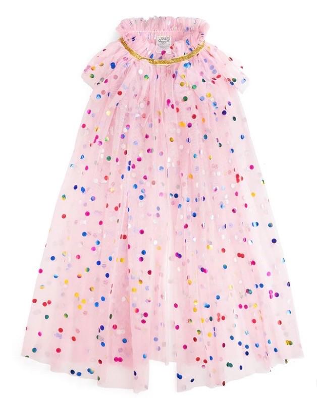 Pink Confetti  Dress-Up Cape