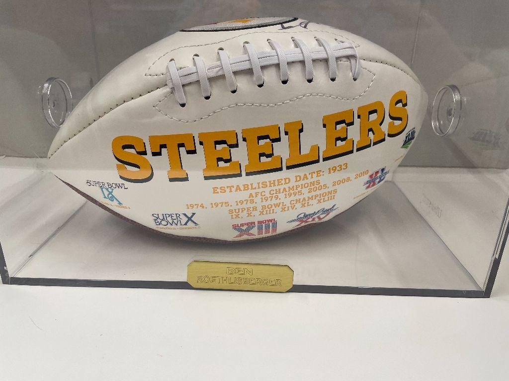 Ben Roethlisberger Signed Football