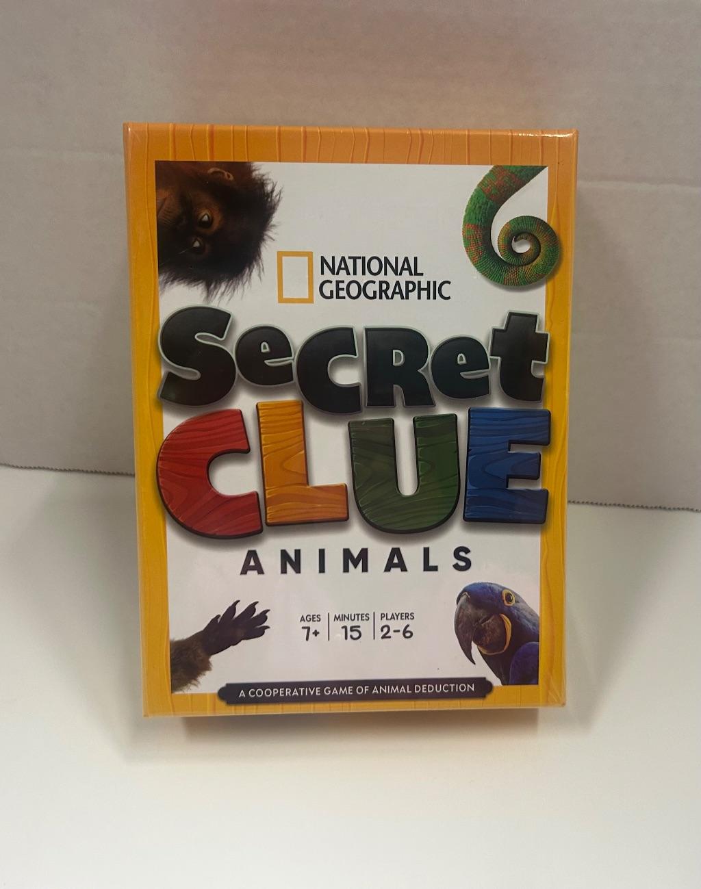 National Geographic Secret Clue Game (Animals)