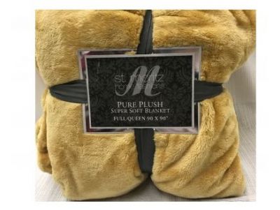 Gold Plush Blanket