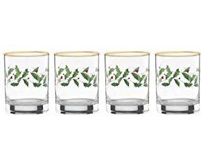 Set of Holiday Glasses #1