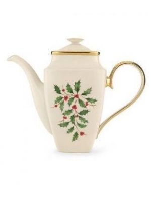 Lenox Holiday Square Coffee Pot #1