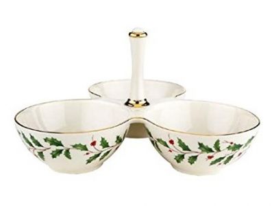 Lenox Holiday Condiment Server #1