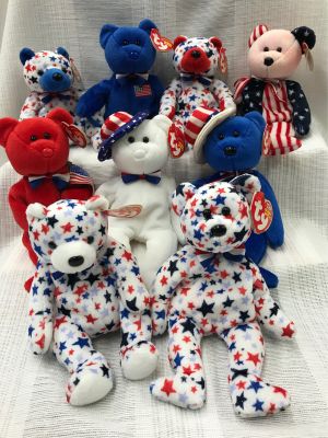 Patriotic Beanie Babies