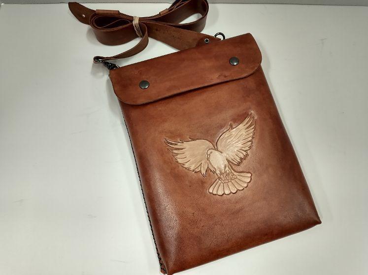 Leather Messenger Bag