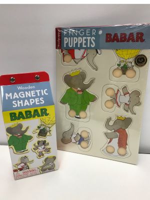 Babar Finger Puppets and Magnetic Shapes from Mudpuppy