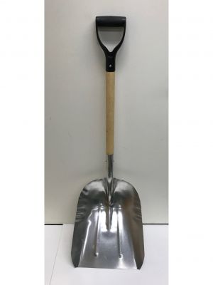 Tempered 12'' Aluminum Alloy Scoop Shovel