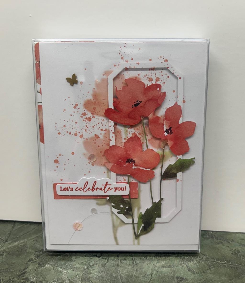 Handcrafted Flower and Nature Themed 6 Greeting Card...