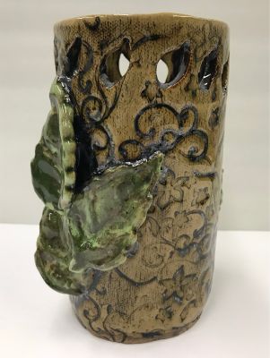 Hand-built Pottery Vase
