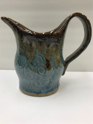 Hand-built Pottery Pitcher