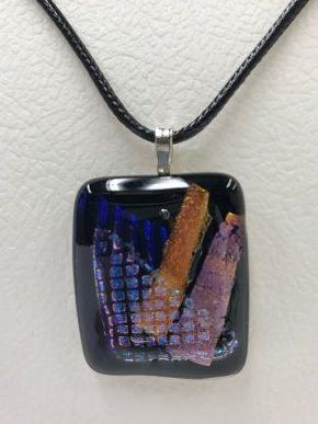 Handcrafted Three Color Pendant Necklace