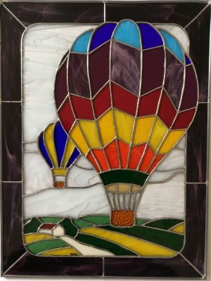Stained Glass Balloon Panel