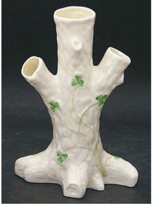 Belleek Tree Trunk Vase