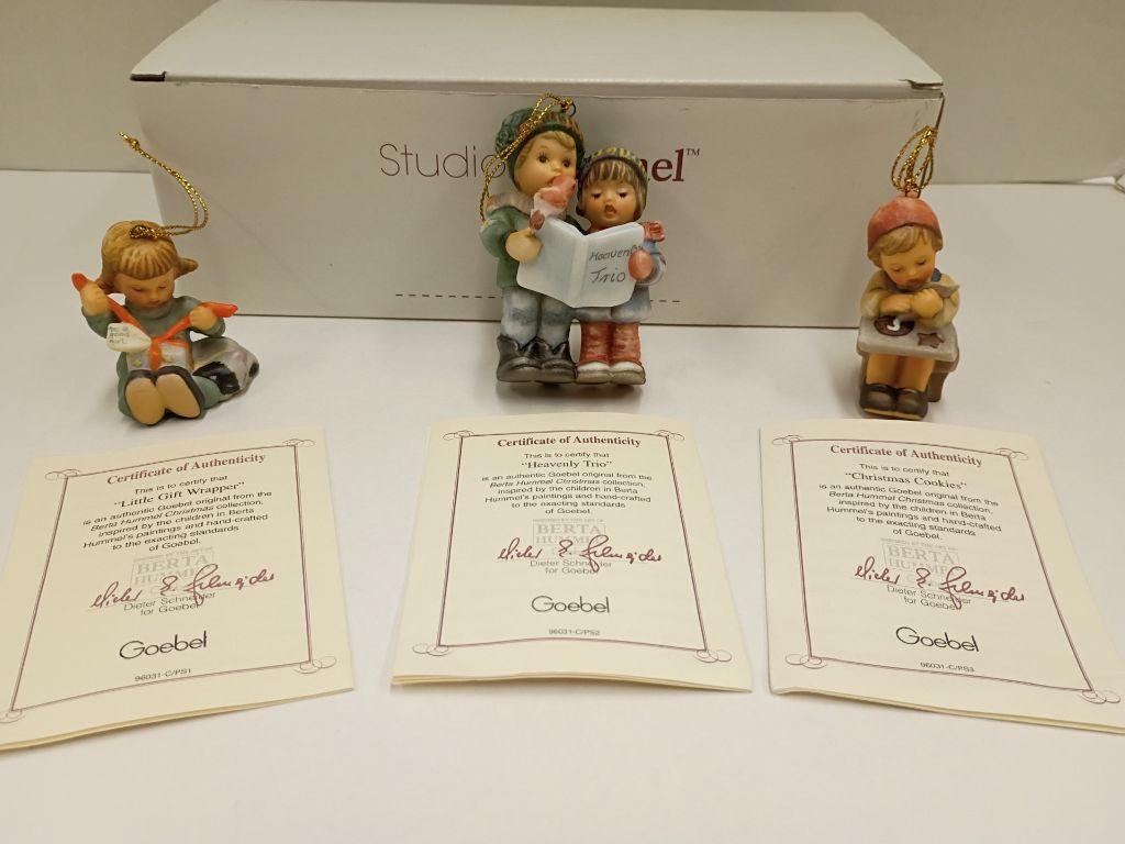 Berta Hummel Christmas Ornaments (Set 1)