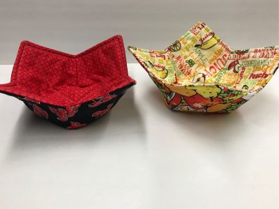 Quilted Microwave Bowl Cozies #3