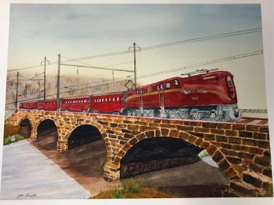 Swatara Creek Bridge Lithograph Print #1