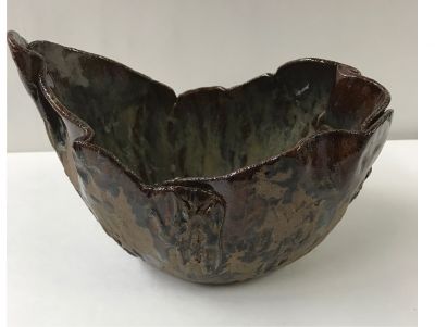 Unique Handbuilt Ceramic Bowl