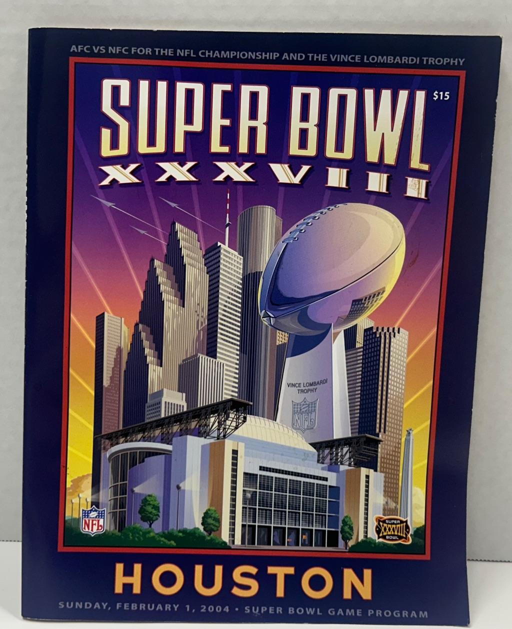 Super Bowl XXXVIII Program