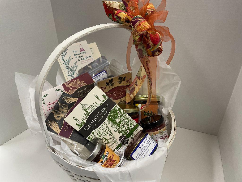 Teas and Culinary Delights Rosemary House Gift Baske...