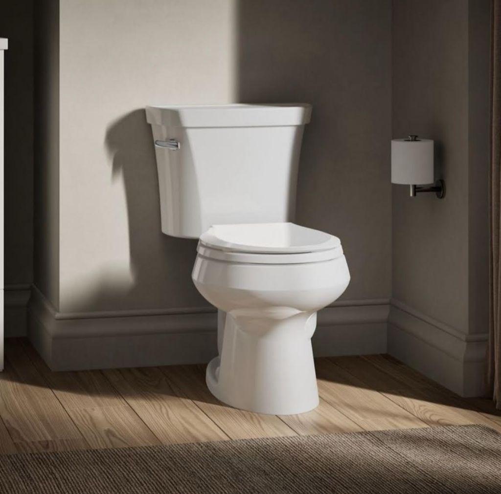 Professionally Installed Kohler Wellworth Toilet