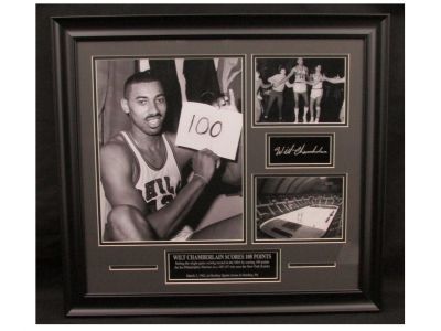 Wilt Chamberlain 100 Point Game at Hershey Arena Collage