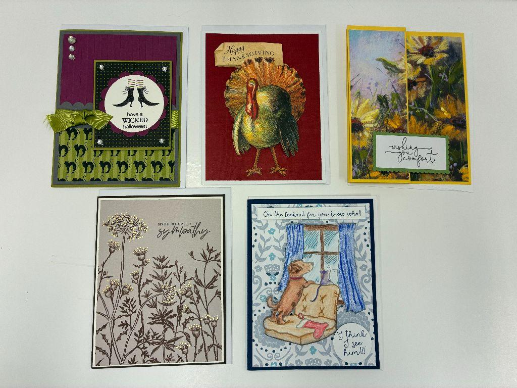 A Year of Cards:  Set of 14 Handcrafted Greeting Car...