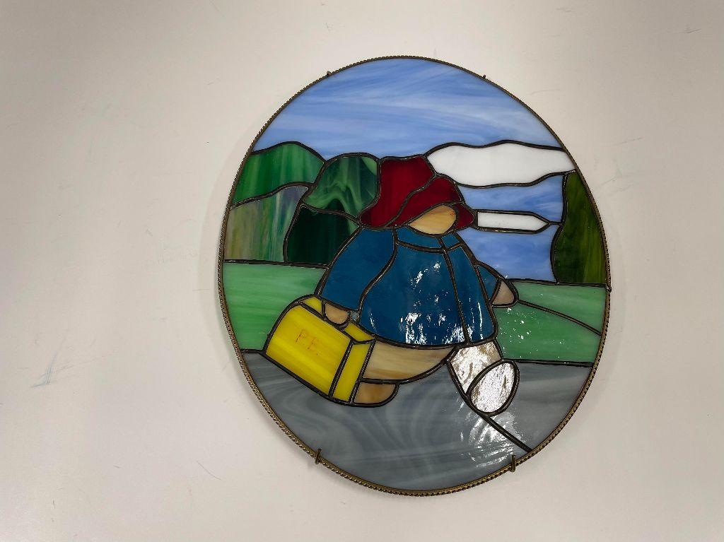 Stained Glass Paddington Bear