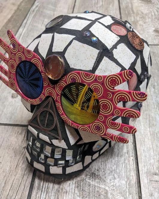 Luna Lovegood Mosaic Skull
