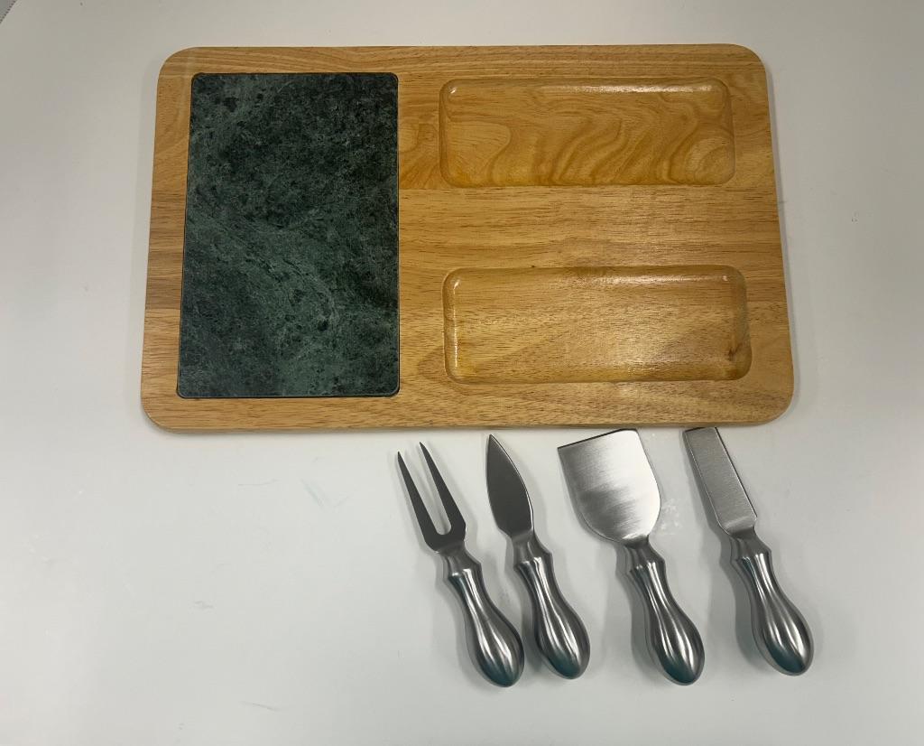 Cheese Board and Knives
