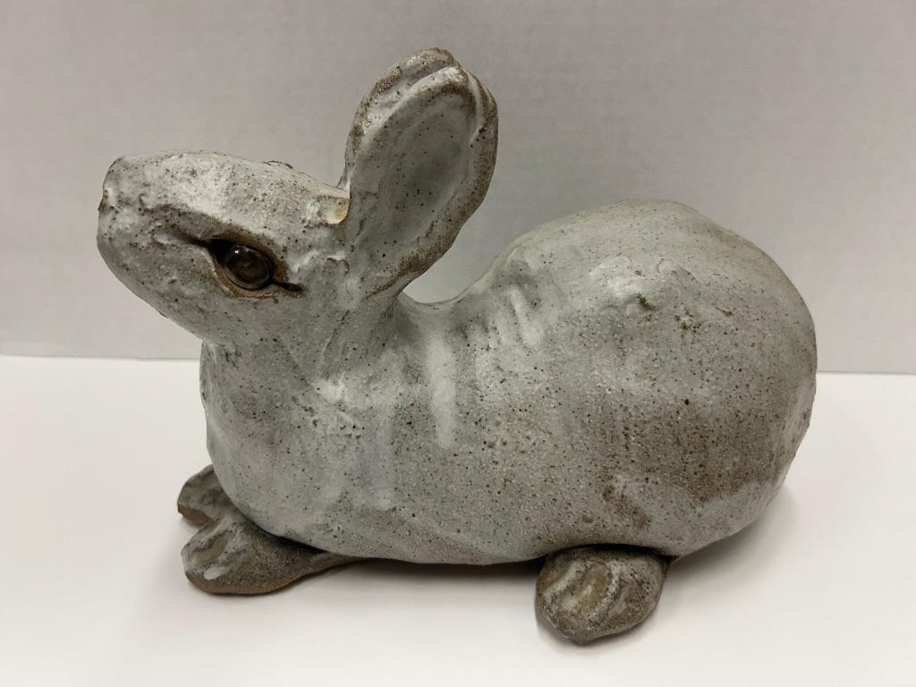 Ceramic Rabbit Sculpture